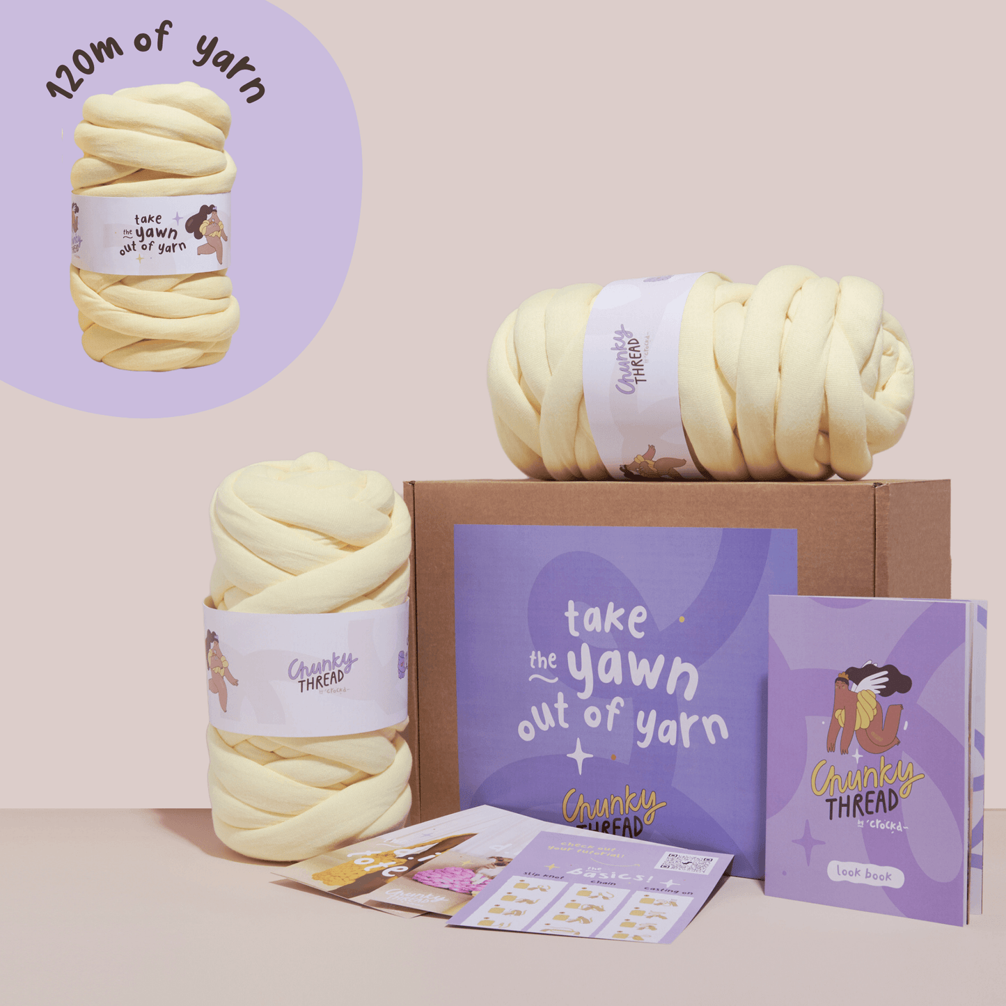 Chunky Knit Throw Kit