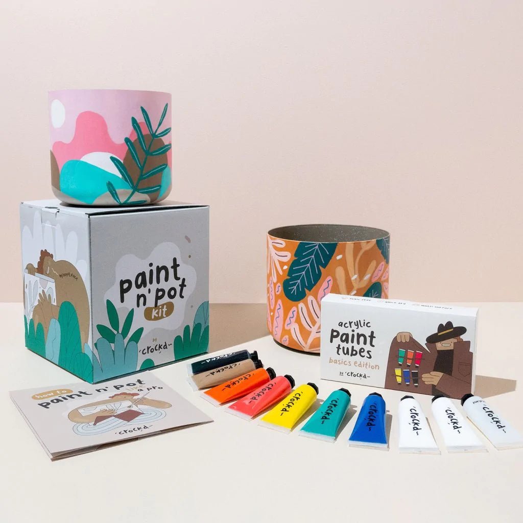 Paint n’ Pot paint a planter kit